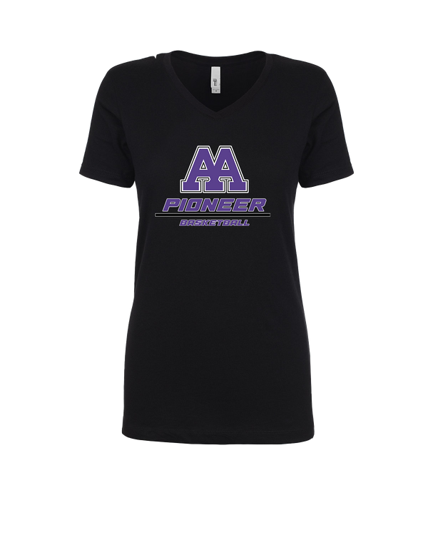 Pioneer HS Girls Basketball Split - Womens V-Neck