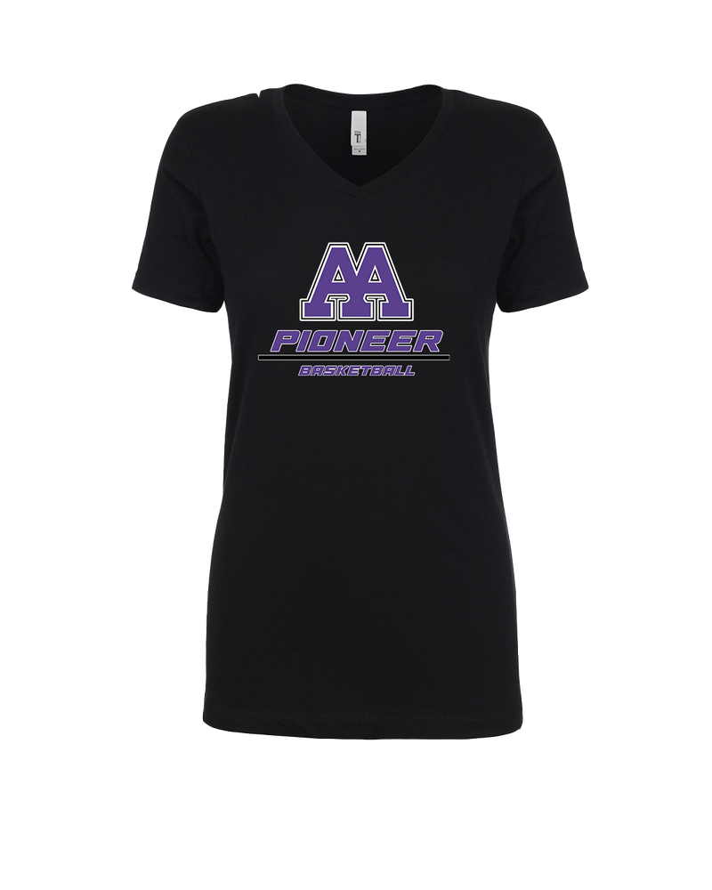 Pioneer HS Girls Basketball Split - Womens V-Neck