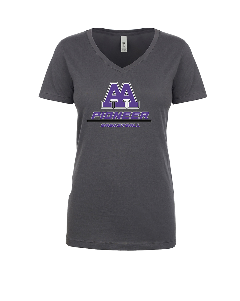 Pioneer HS Girls Basketball Split - Womens V-Neck
