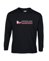 Pittston Area HS Boys Basketball Basic - Mens Basic Cotton Long Sleeve