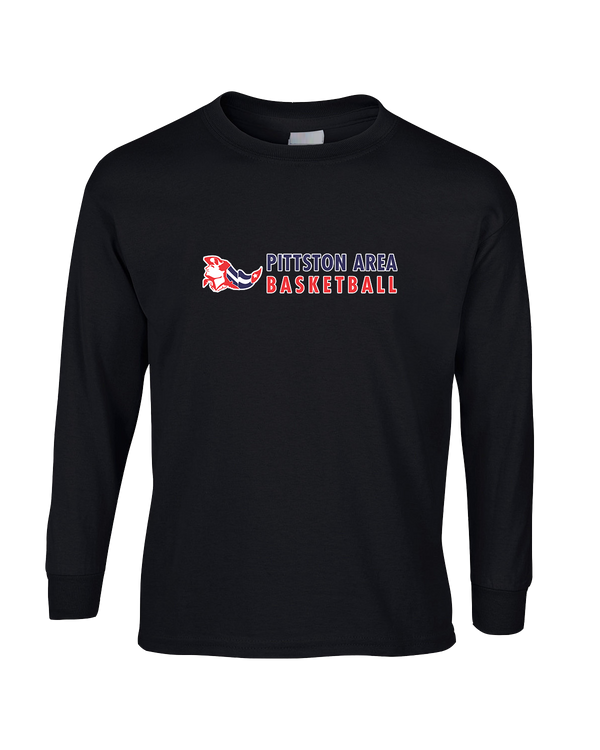 Pittston Area HS Boys Basketball Basic - Mens Basic Cotton Long Sleeve