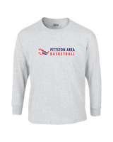 Pittston Area HS Boys Basketball Basic - Mens Basic Cotton Long Sleeve