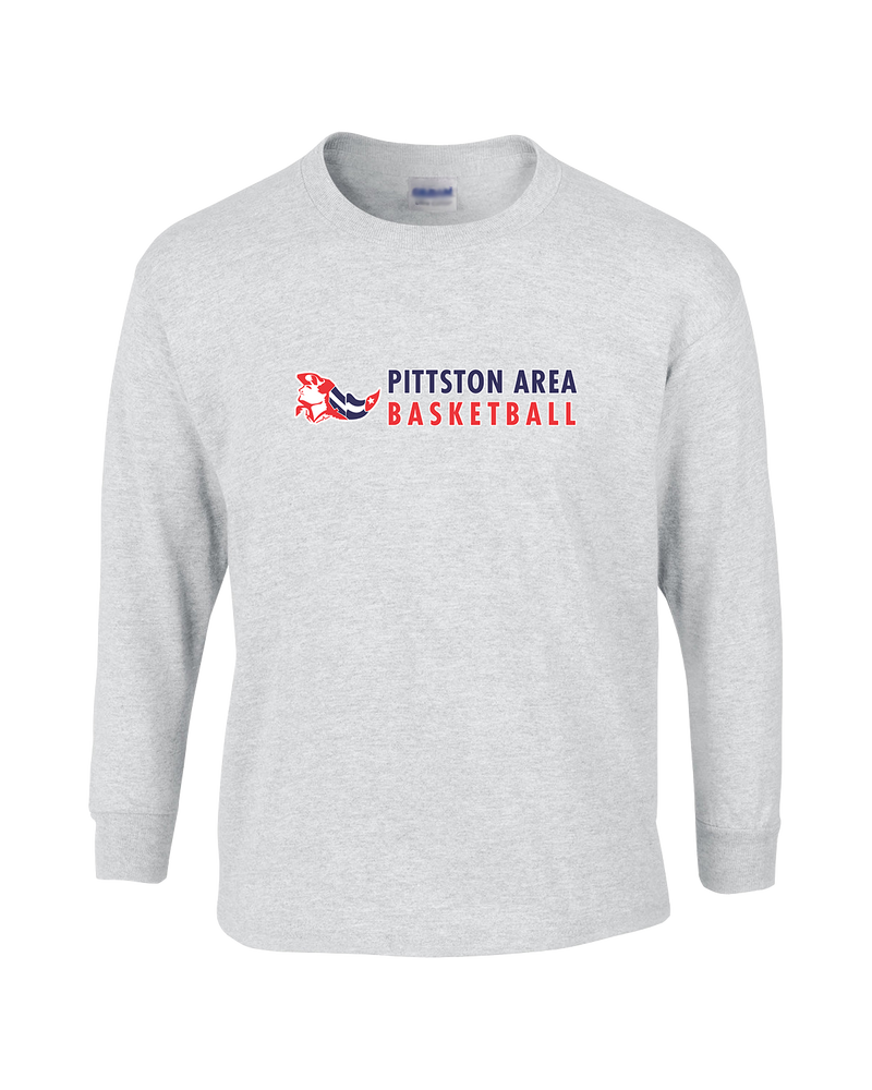 Pittston Area HS Boys Basketball Basic - Mens Basic Cotton Long Sleeve