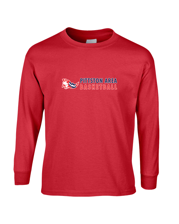 Pittston Area HS Boys Basketball Basic - Mens Basic Cotton Long Sleeve
