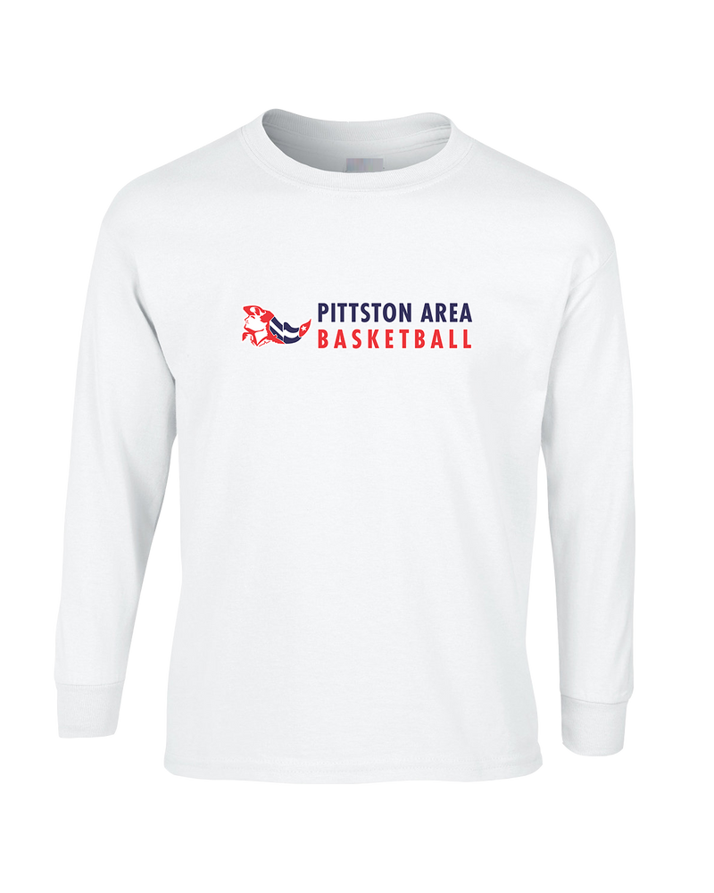 Pittston Area HS Boys Basketball Basic - Mens Basic Cotton Long Sleeve