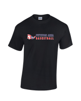 Pittston Area HS Boys Basketball Basic - Cotton T-Shirt