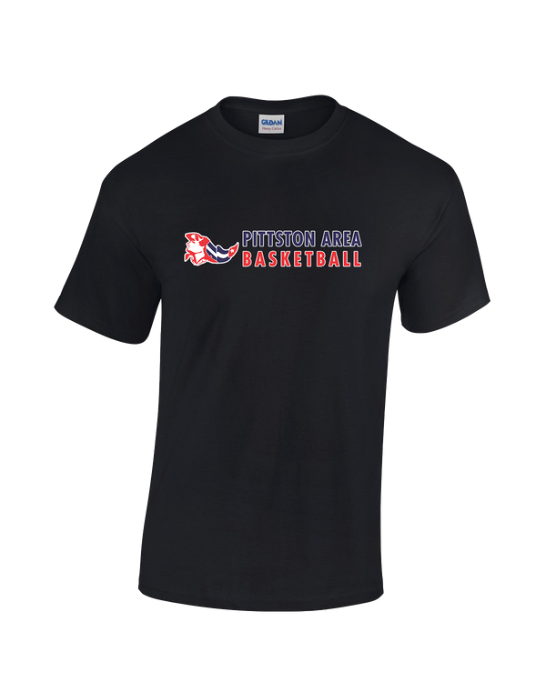 Pittston Area HS Boys Basketball Basic - Cotton T-Shirt