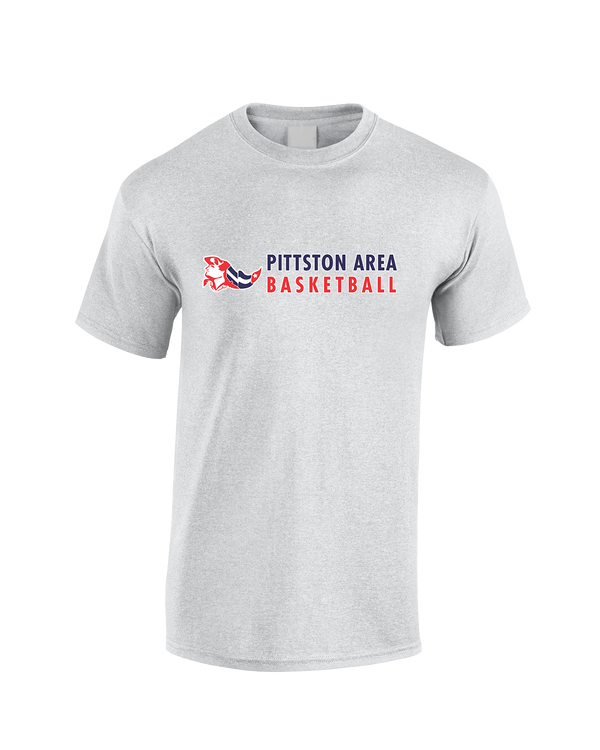 Pittston Area HS Boys Basketball Basic - Cotton T-Shirt