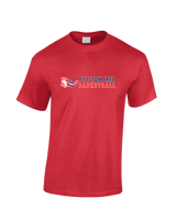 Pittston Area HS Boys Basketball Basic - Cotton T-Shirt