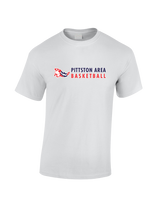 Pittston Area HS Boys Basketball Basic - Cotton T-Shirt