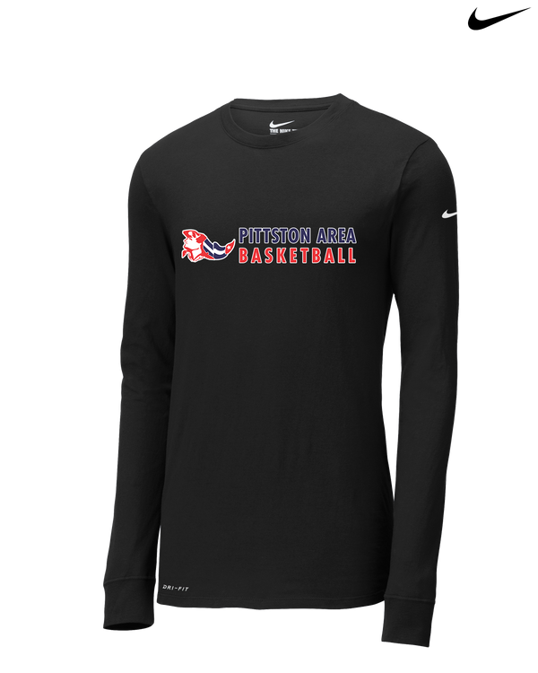 Pittston Area HS Boys Basketball Basic - Nike Dri-Fit Poly Long Sleeve