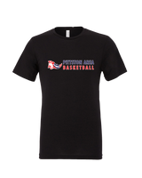 Pittston Area HS Boys Basketball Basic - Mens Tri Blend Shirt