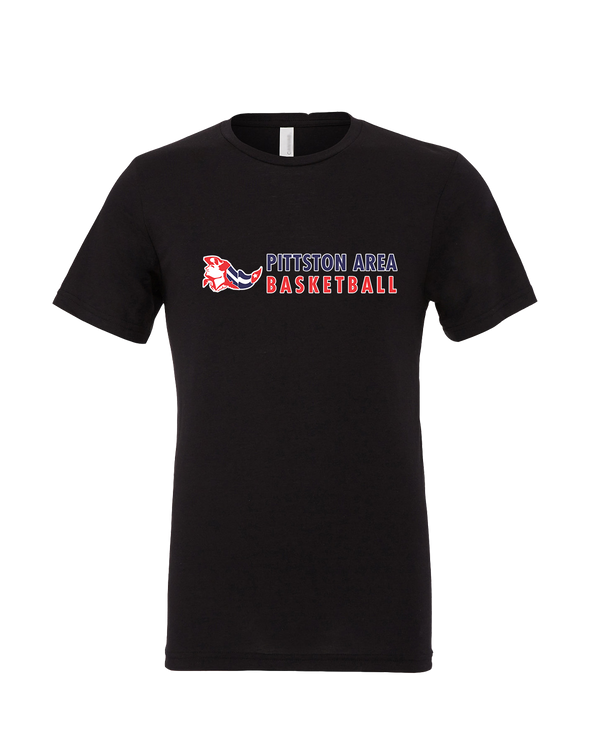 Pittston Area HS Boys Basketball Basic - Mens Tri Blend Shirt