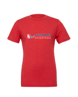 Pittston Area HS Boys Basketball Basic - Mens Tri Blend Shirt