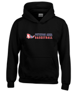 Pittston Area HS Boys Basketball Basic - Cotton Hoodie