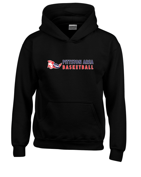 Pittston Area HS Boys Basketball Basic - Cotton Hoodie