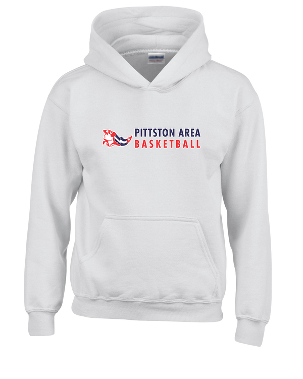 Pittston Area HS Boys Basketball Basic - Cotton Hoodie