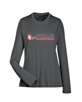 Pittston Area HS Boys Basketball Basic - Womens Performance Long Sleeve
