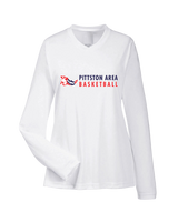 Pittston Area HS Boys Basketball Basic - Womens Performance Long Sleeve