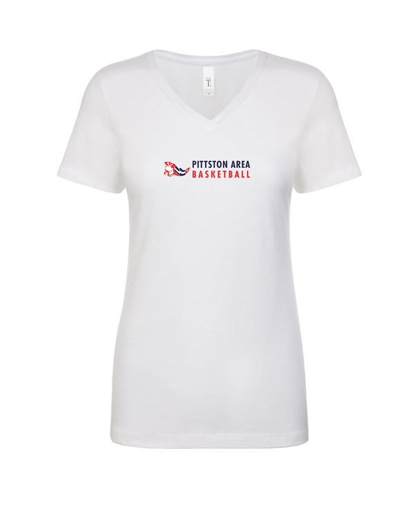 Pittston Area HS Boys Basketball Basic - Womens V-Neck