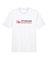 Pittston Area HS Boys Basketball Basic - Youth Performance T-Shirt