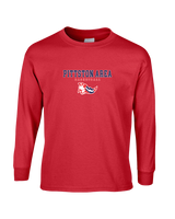 Pittston Area HS Boys Basketball Block - Mens Basic Cotton Long Sleeve