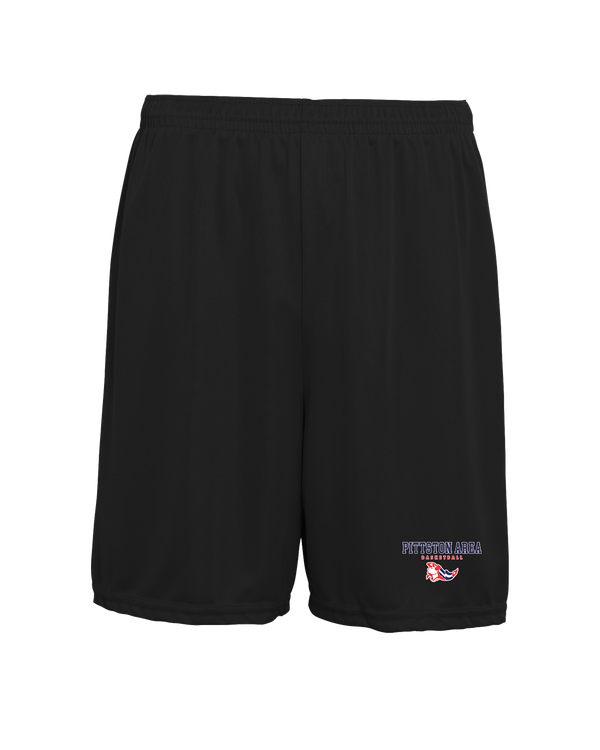 Pittston Area HS Boys Basketball Block - 7 inch Training Shorts