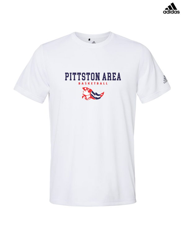 Pittston Area HS Boys Basketball Block - Adidas Men's Performance Shirt