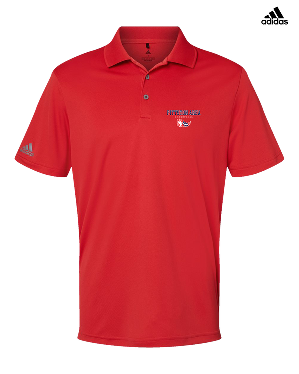 Pittston Area HS Boys Basketball Block - Adidas Men's Performance Polo