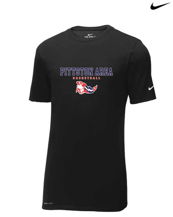 Pittston Area HS Boys Basketball Block - Nike Cotton Poly Dri-Fit