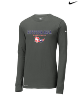 Pittston Area HS Boys Basketball Block - Nike Dri-Fit Poly Long Sleeve