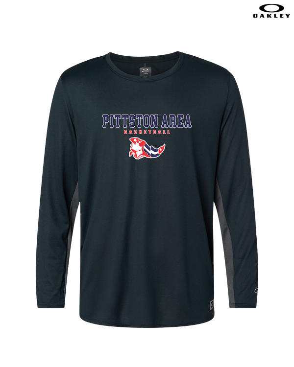 Pittston Area HS Boys Basketball Block - Oakley Hydrolix Long Sleeve