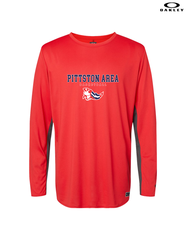 Pittston Area HS Boys Basketball Block - Oakley Hydrolix Long Sleeve