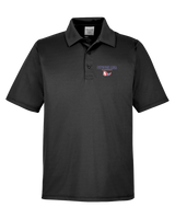 Pittston Area HS Boys Basketball Block - Men's Polo
