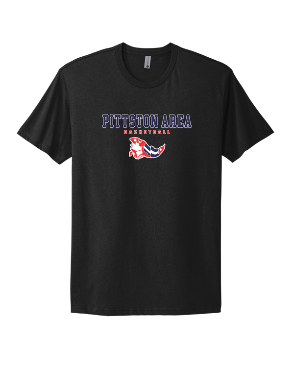Pittston Area HS Boys Basketball Block - Select Cotton T-Shirt