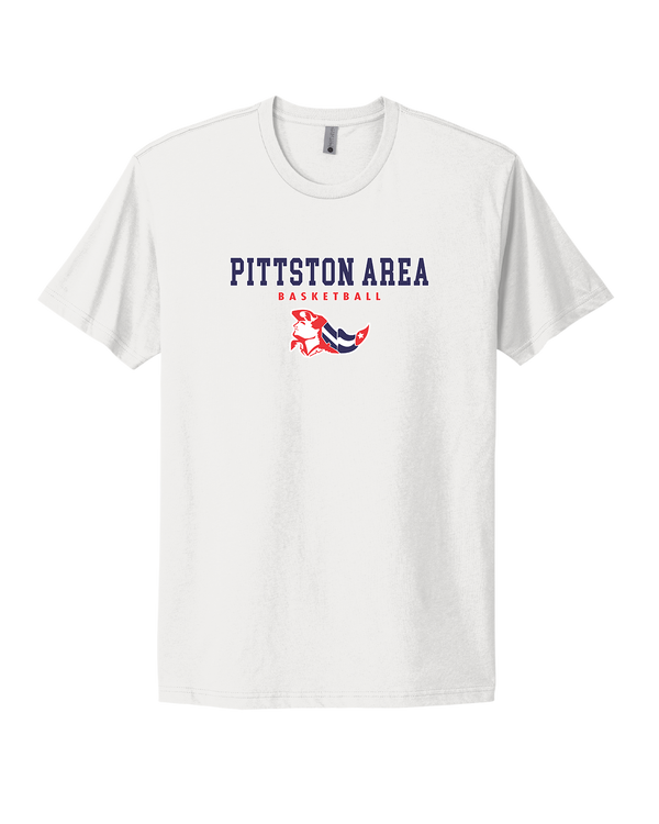 Pittston Area HS Boys Basketball Block - Select Cotton T-Shirt