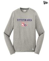 Pittston Area HS Boys Basketball Block - New Era Long Sleeve Crew