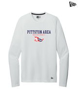Pittston Area HS Boys Basketball Block - New Era Long Sleeve Crew