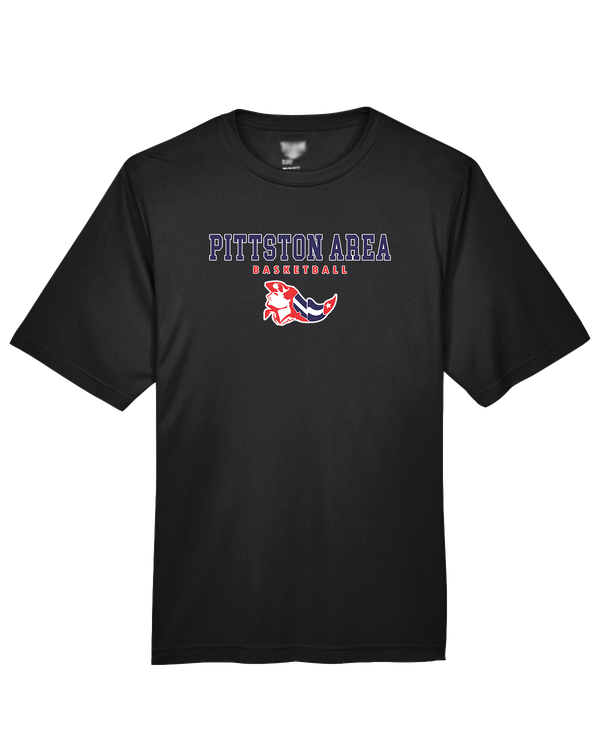 Pittston Area HS Boys Basketball Block - Performance T-Shirt