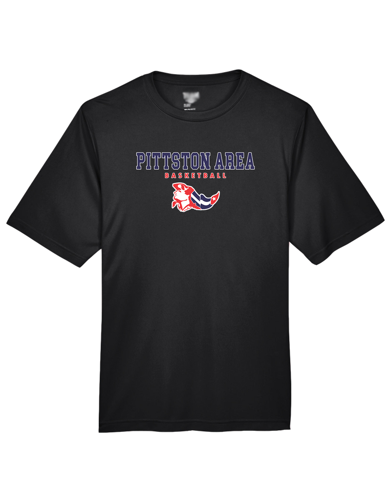 Pittston Area HS Boys Basketball Block - Performance T-Shirt