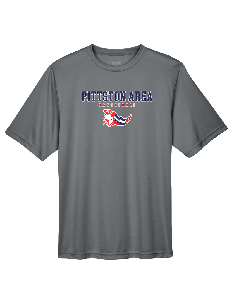 Pittston Area HS Boys Basketball Block - Performance T-Shirt