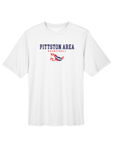 Pittston Area HS Boys Basketball Block - Performance T-Shirt