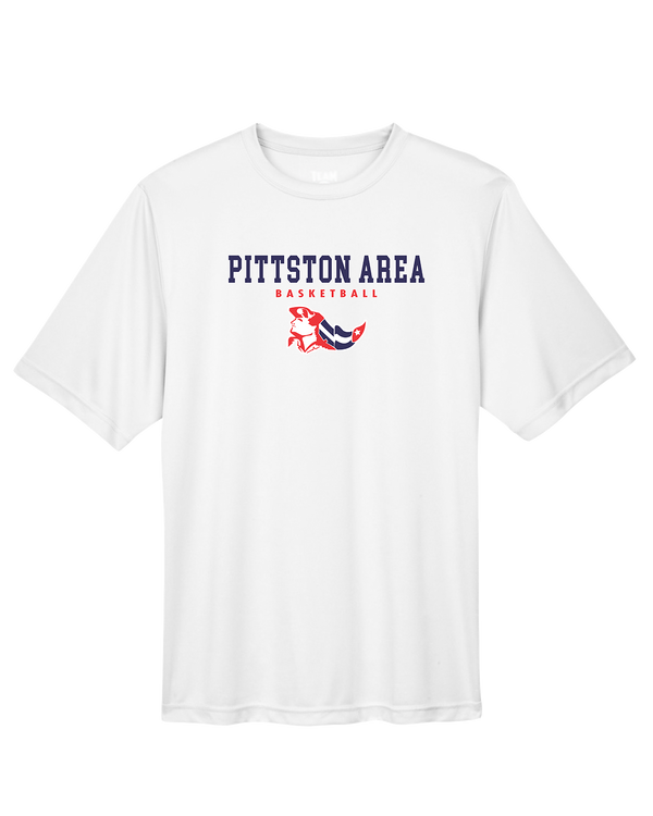 Pittston Area HS Boys Basketball Block - Performance T-Shirt