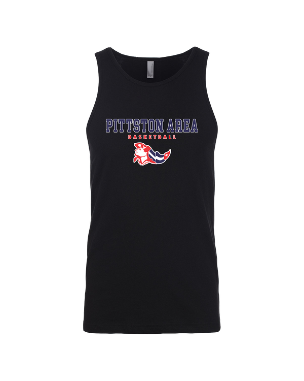 Pittston Area HS Boys Basketball Block - Mens Tank Top