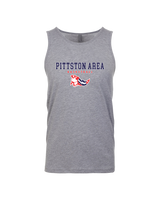 Pittston Area HS Boys Basketball Block - Mens Tank Top