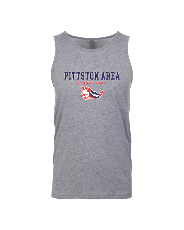 Pittston Area HS Boys Basketball Block - Mens Tank Top