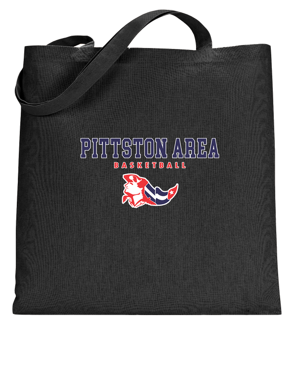 Pittston Area HS Boys Basketball Block - Tote Bag