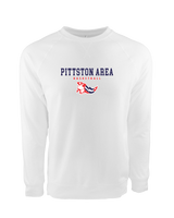 Pittston Area HS Boys Basketball Block - Crewneck Sweatshirt