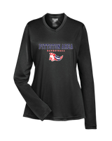 Pittston Area HS Boys Basketball Block - Womens Performance Long Sleeve