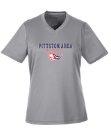 Pittston Area HS Boys Basketball Block - Womens Performance Shirt